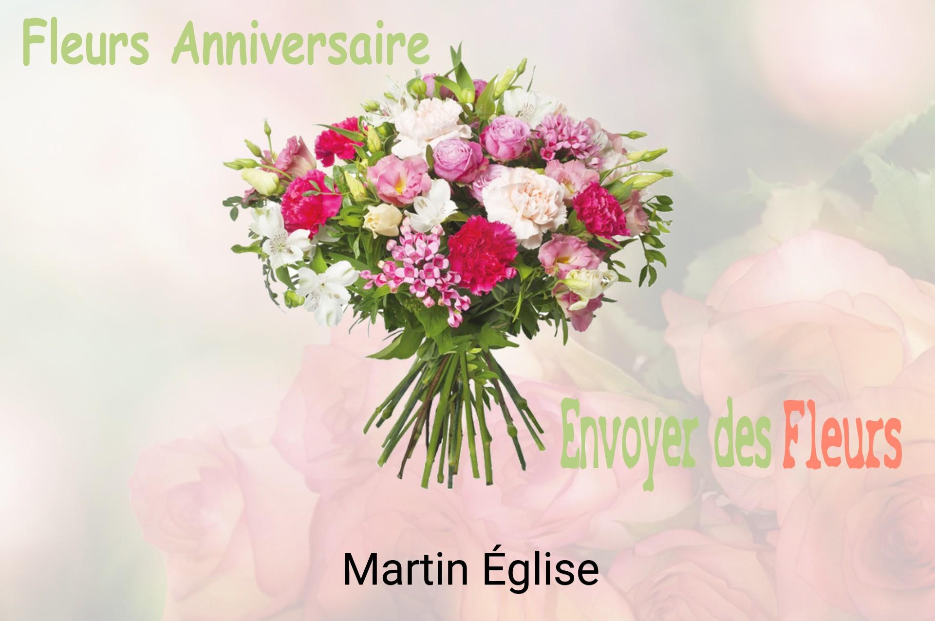 Bouquet de fleurs d’anniversaire livré à Martin-Église